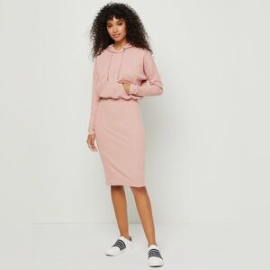 BCBGeneration Pink Ribbed Skirt